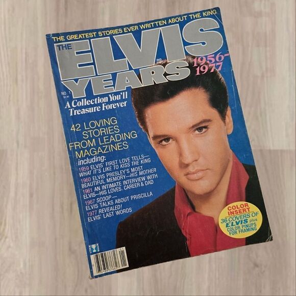 VINTAGE The Elvis Years 1956-1977 Collectors Magazine - Picture 1 of 8